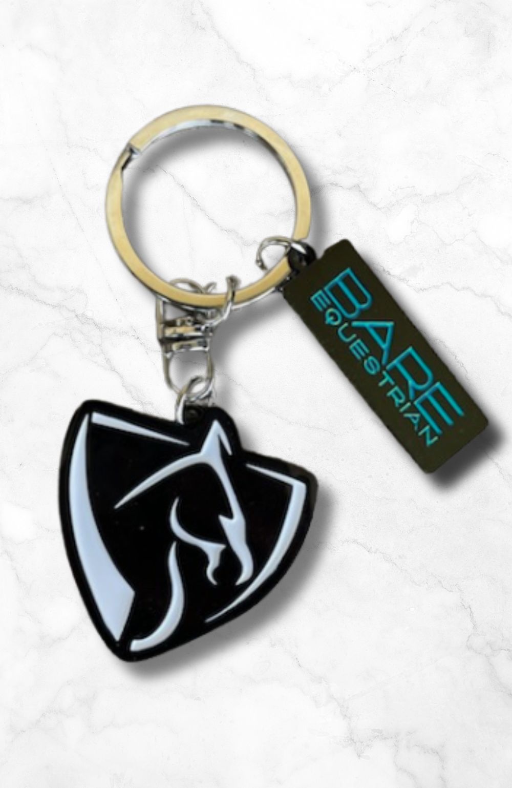 BARE Equestrian Metallic Keyring - 2
