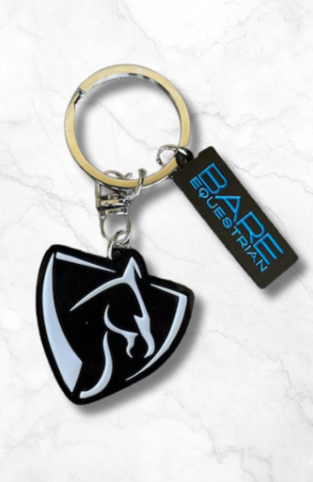 BARE Equestrian Metallic Keyring