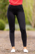 BARE Equestrian No Grip BARE Riding Tights - Black Rider