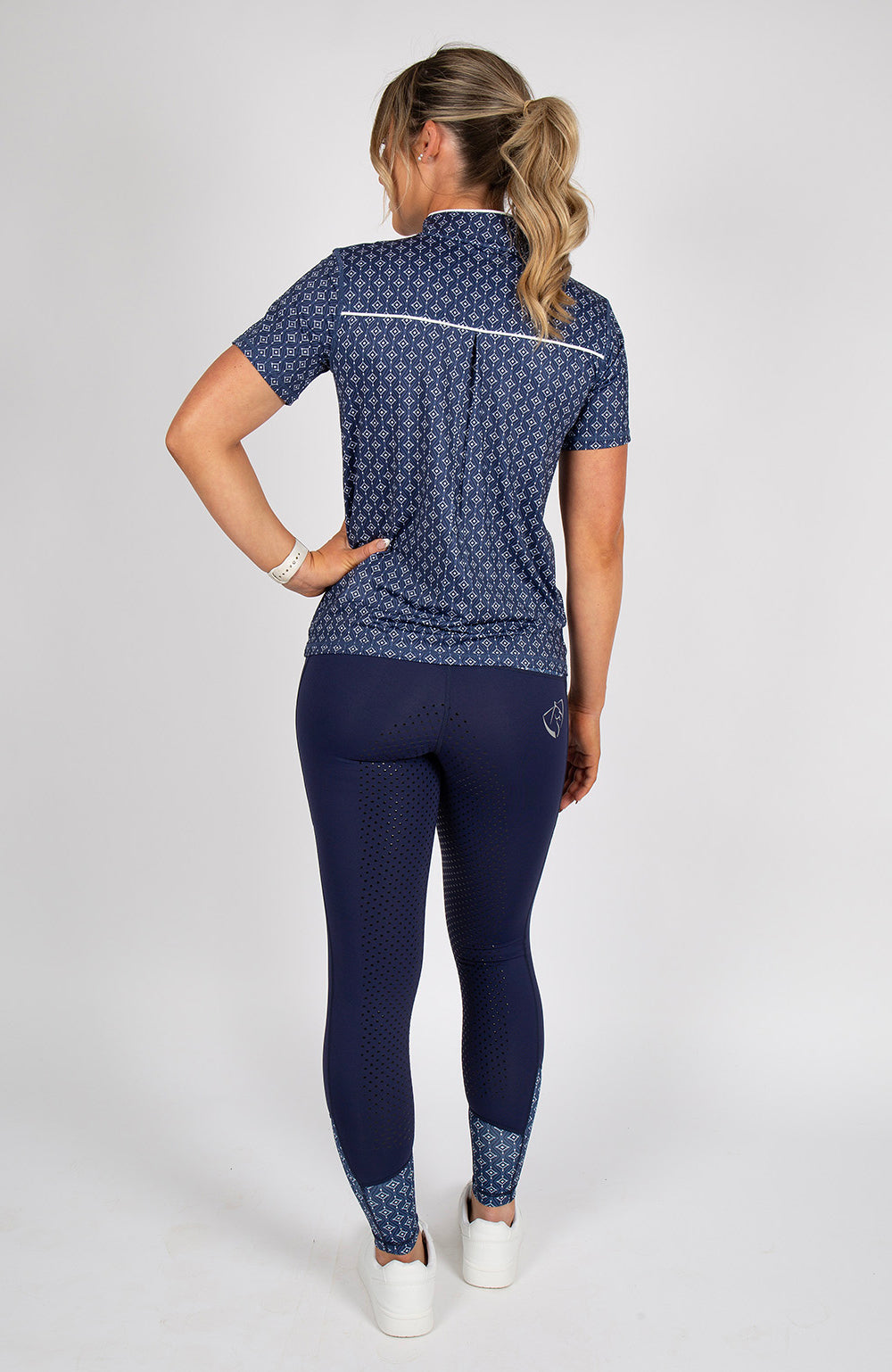 BARE Equestrian No Grip Performance Riding Tights - 2