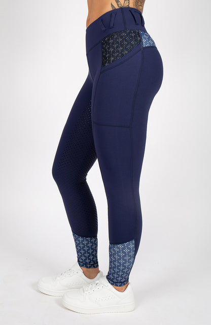 BARE Equestrian No Grip Performance Riding Tights - 7