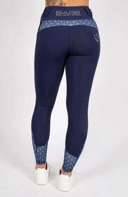 BARE Equestrian No Grip Performance Riding Tights - 9