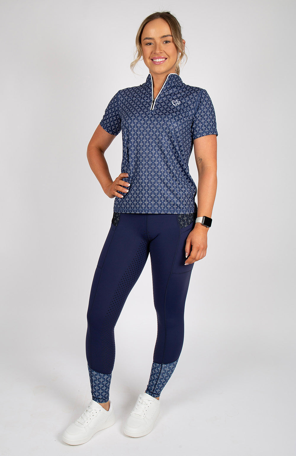 BARE Equestrian No Grip Performance Riding Tights
