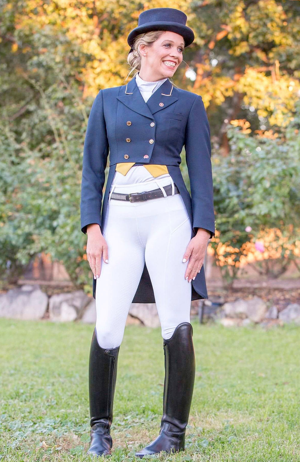BARE Equestrian No Grip Riding Tights - Snow White