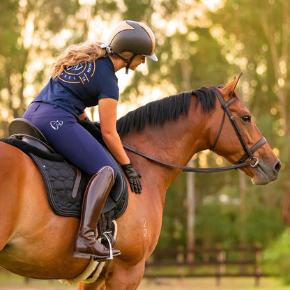 BARE Equestrian ThermoFit Winter Youth Performance Riding Tights - 10