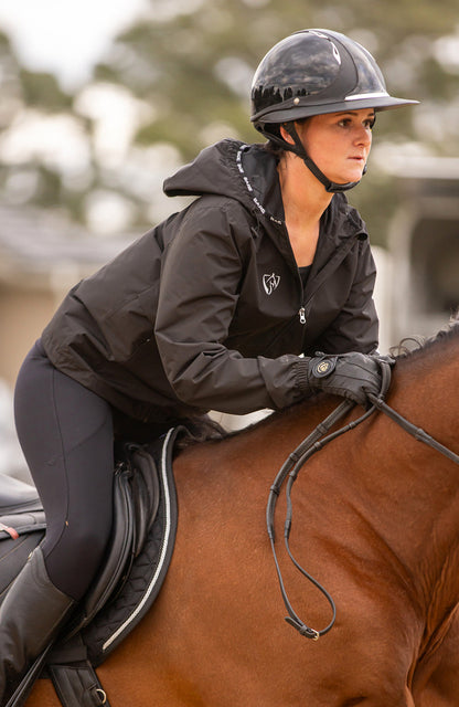 BARE Equestrian Unisex Kali Lightweight Waterproof Short Jacket Mesh Lined - 21