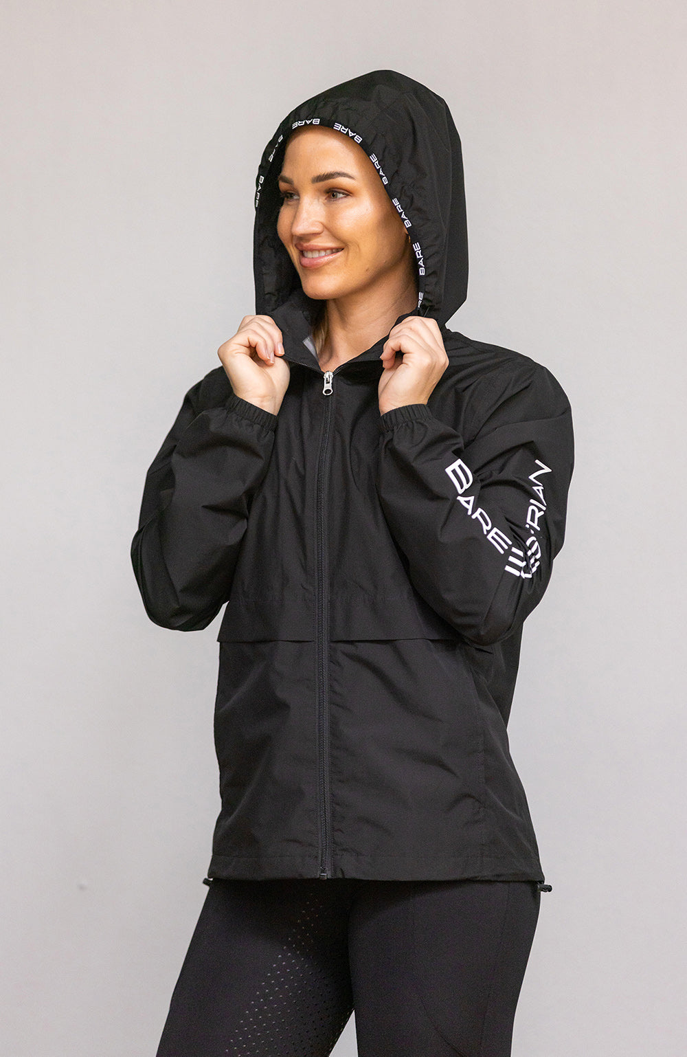 BARE Equestrian Unisex Kali Lightweight Waterproof Short Jacket Mesh Lined - 4