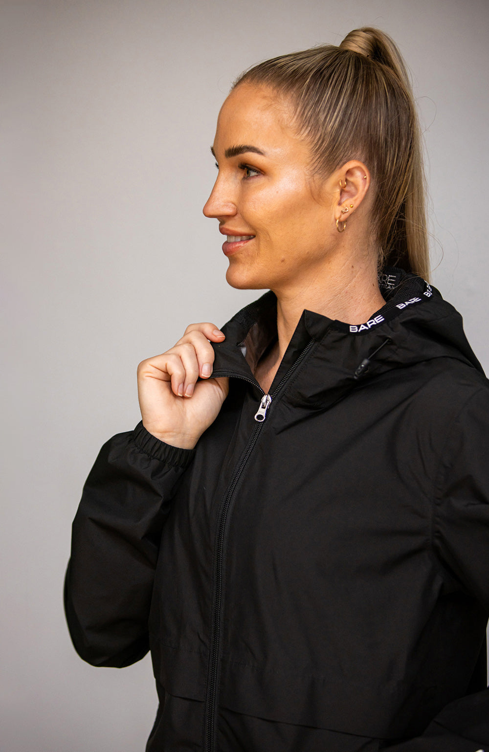 BARE Equestrian Unisex Kali Lightweight Waterproof Short Jacket Mesh Lined - 6