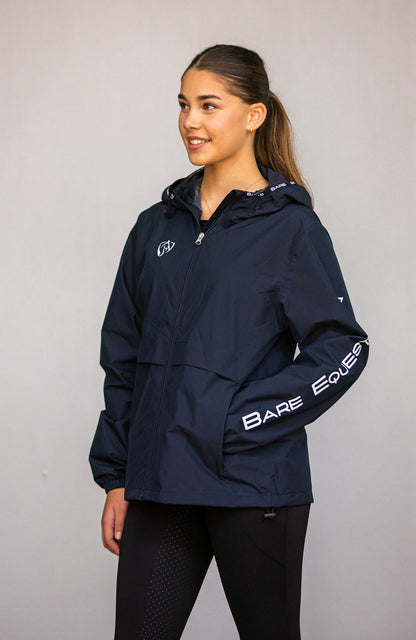 BARE Equestrian Unisex Kali Lightweight Waterproof Short Jacket Mesh Lined - 9