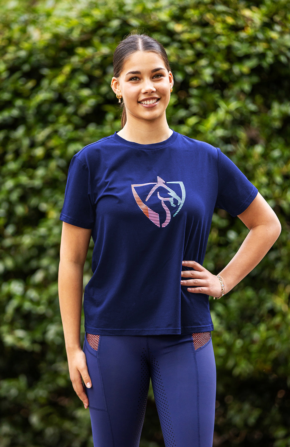 BARE Equestrian Youth Neon Logo T-Shirt