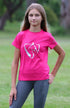 BARE Equestrian Youth Silver Logo T-Shirt - 4