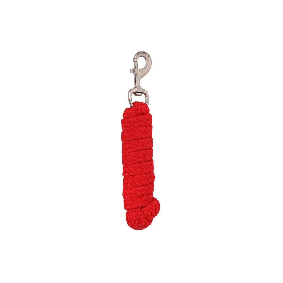 Blue Tag Braided Horse Lead - Red