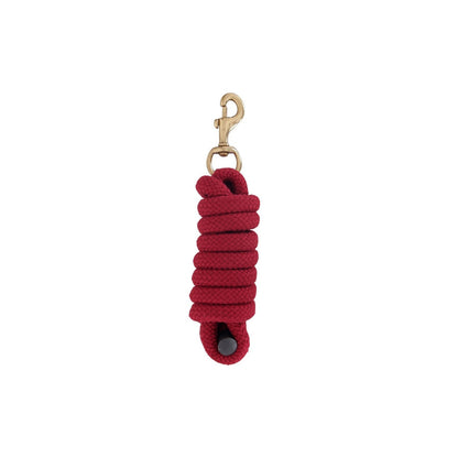 Blue Tag Cotton Weave Lead Rope - Burgundy