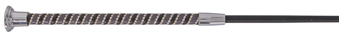 Blue Tag Diamante Grip Dressage Whip - 2