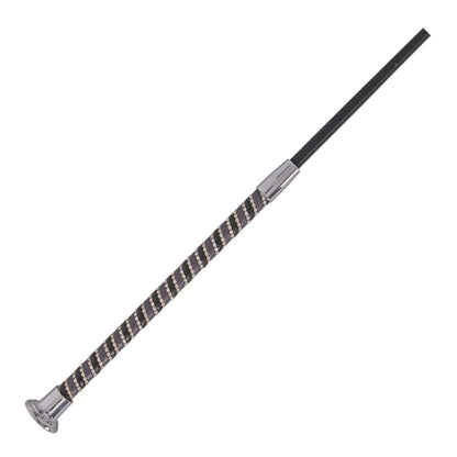 Blue Tag Diamante Grip Dressage Whip - 2