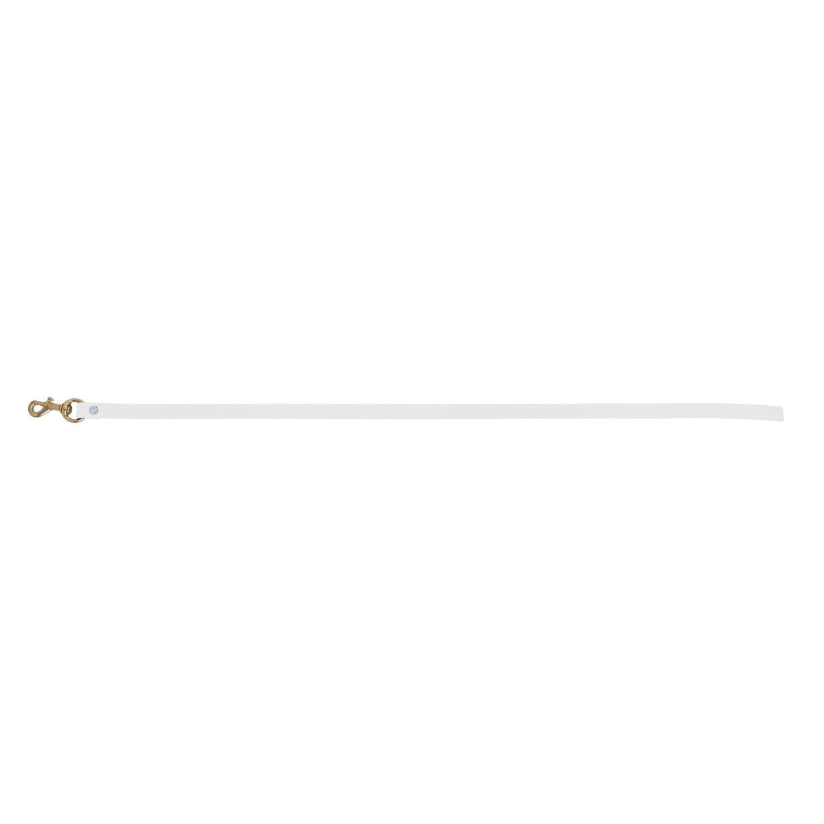 Blue Tag Leather Calf Lead - White