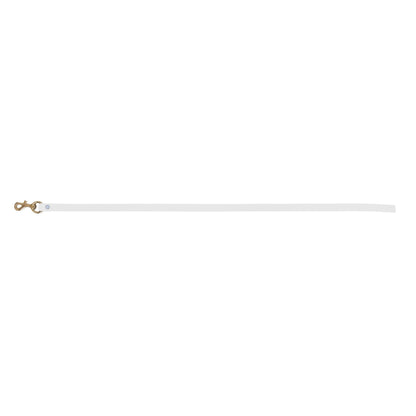 Blue Tag Leather Calf Lead - White
