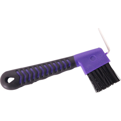 Blue Tag Rubber Grip Hoof Pick &amp; Brush - 2