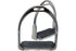 Blue Tag SS Open Bottom Stirrup Irons with Rubber Treads