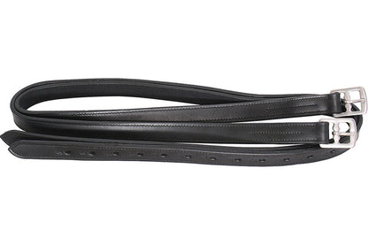 Blue Tag Stirrup Leathers - Black