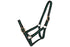 Blue Tag Striped Web Halters - Green