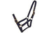 Blue Tag Striped Web Halters - Royal