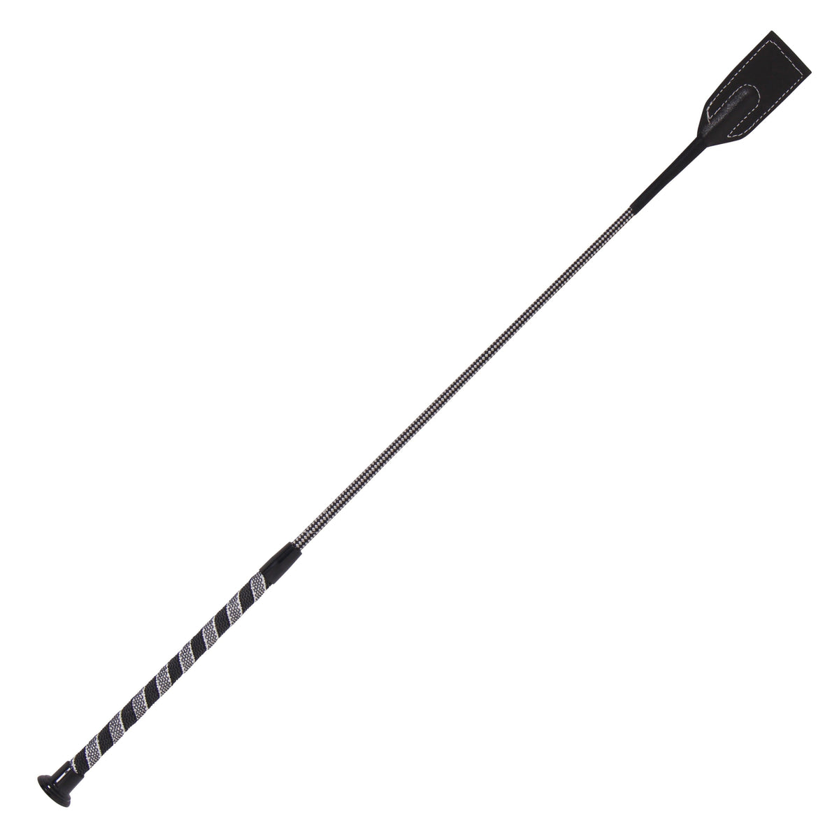 Blue Tag Sure Grip Riding Whip - Black