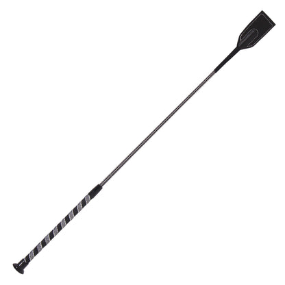 Blue Tag Sure Grip Riding Whip - Black