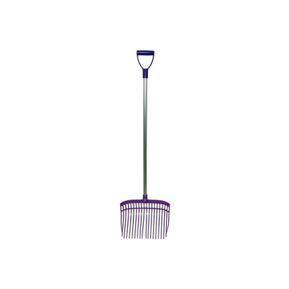 Blue Tag Ultra Durable Muck Shaving Fork &amp; Handle - Purple