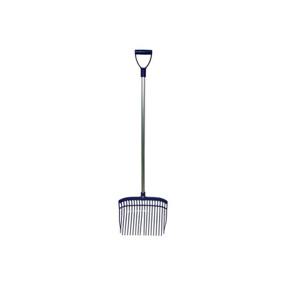 Blue Tag Ultra Durable Muck Shaving Fork &amp; Handle - Royal