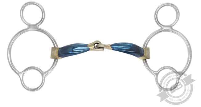 Bomber 2 1/2 Ring Snaffle Ultra Comfy Lock Up