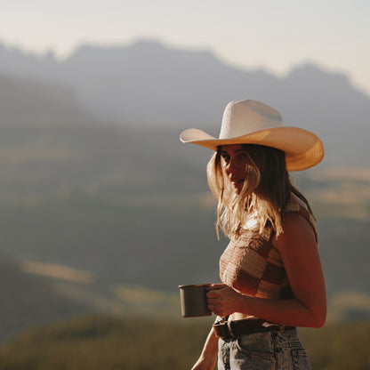 Will &amp; Bear Buck Straw Cowboy Hat