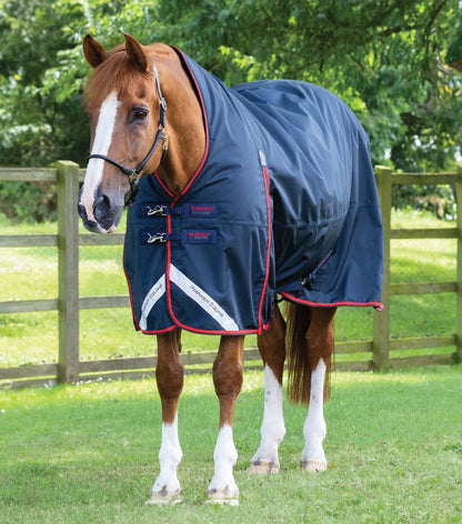 Description:Buster Hardy 200g Half Neck Turnout Rug_Colour:Navy_Position:1