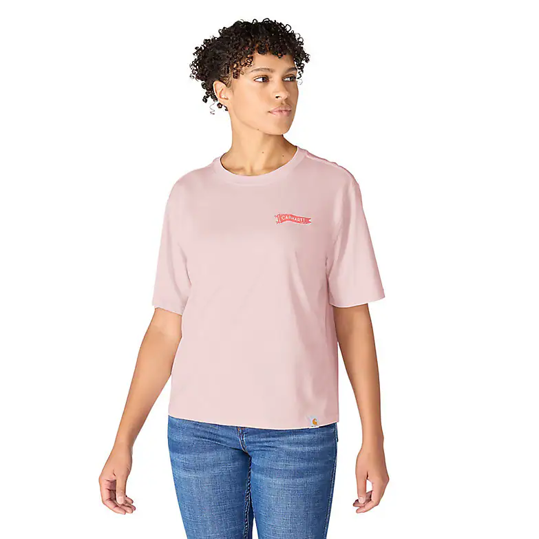 Carhartt Womens TENCEL™ Fiber Series Loose Pennant Flag T-Shirt