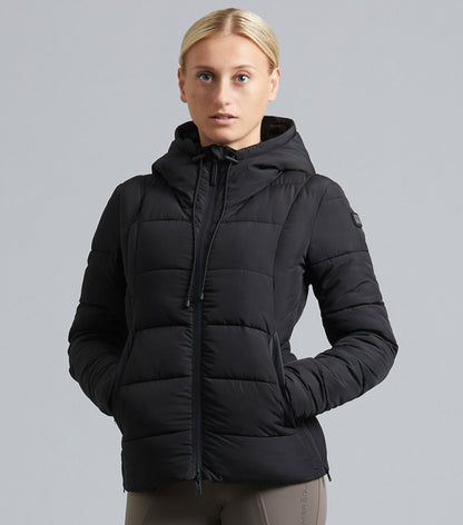 Description: Casella Ladies Quilted Jacket_Colour:Black_Position:1