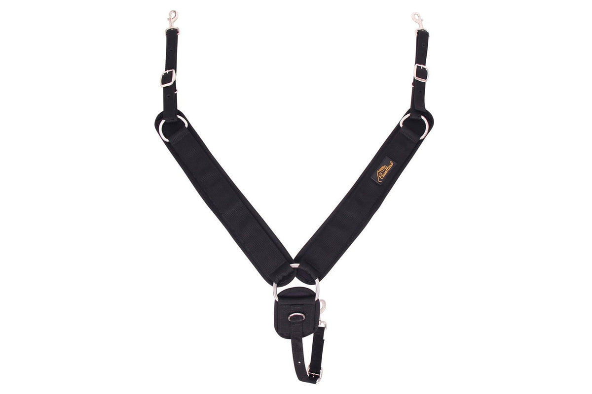 Cavallino Air Tech Y Breastplate - Black