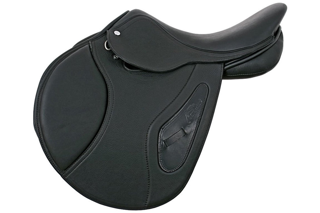Cavallino Badminton Jump Saddle - Black