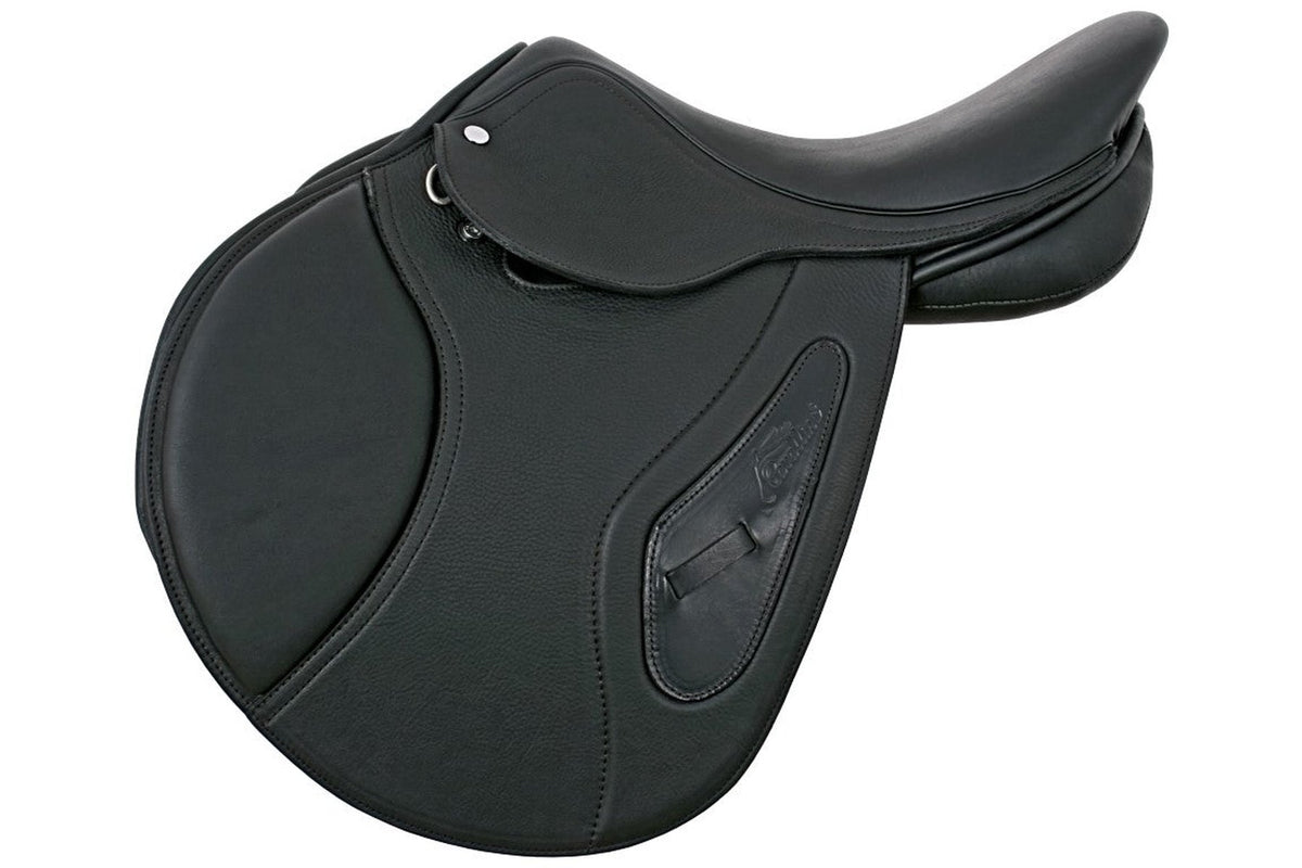 Cavallino Badminton Jump Saddle - Black