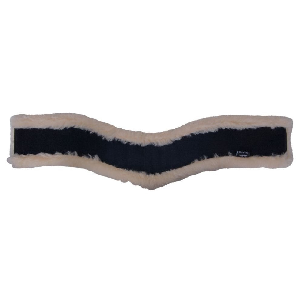 Cavallino ComfiEze Shoulder Relief Lambswool Velcro Girth Backing - Natural