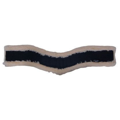 Cavallino ComfiEze Shoulder Relief Lambswool Velcro Girth Backing - Natural
