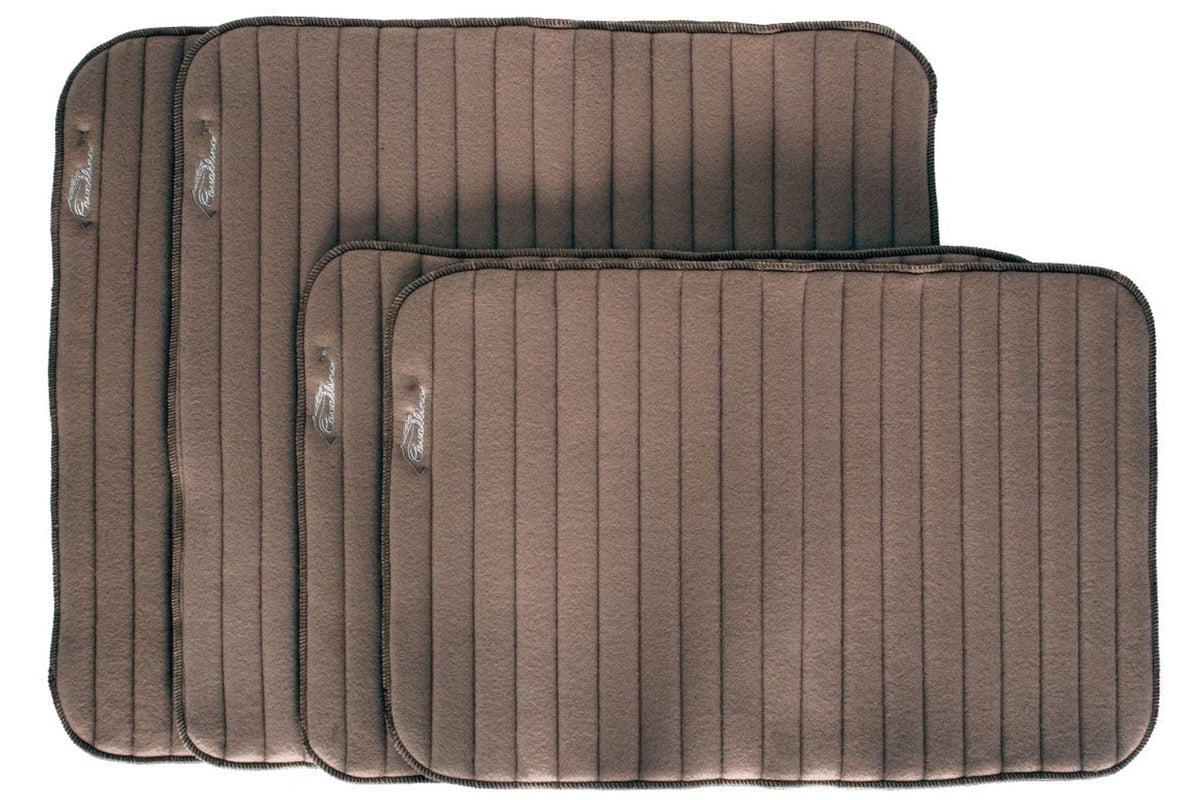 Cavallino Padded Leg Wraps - Brown