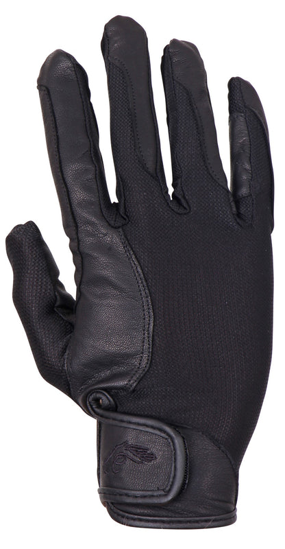 Cavallino Pro Leather Riding Gloves - Black