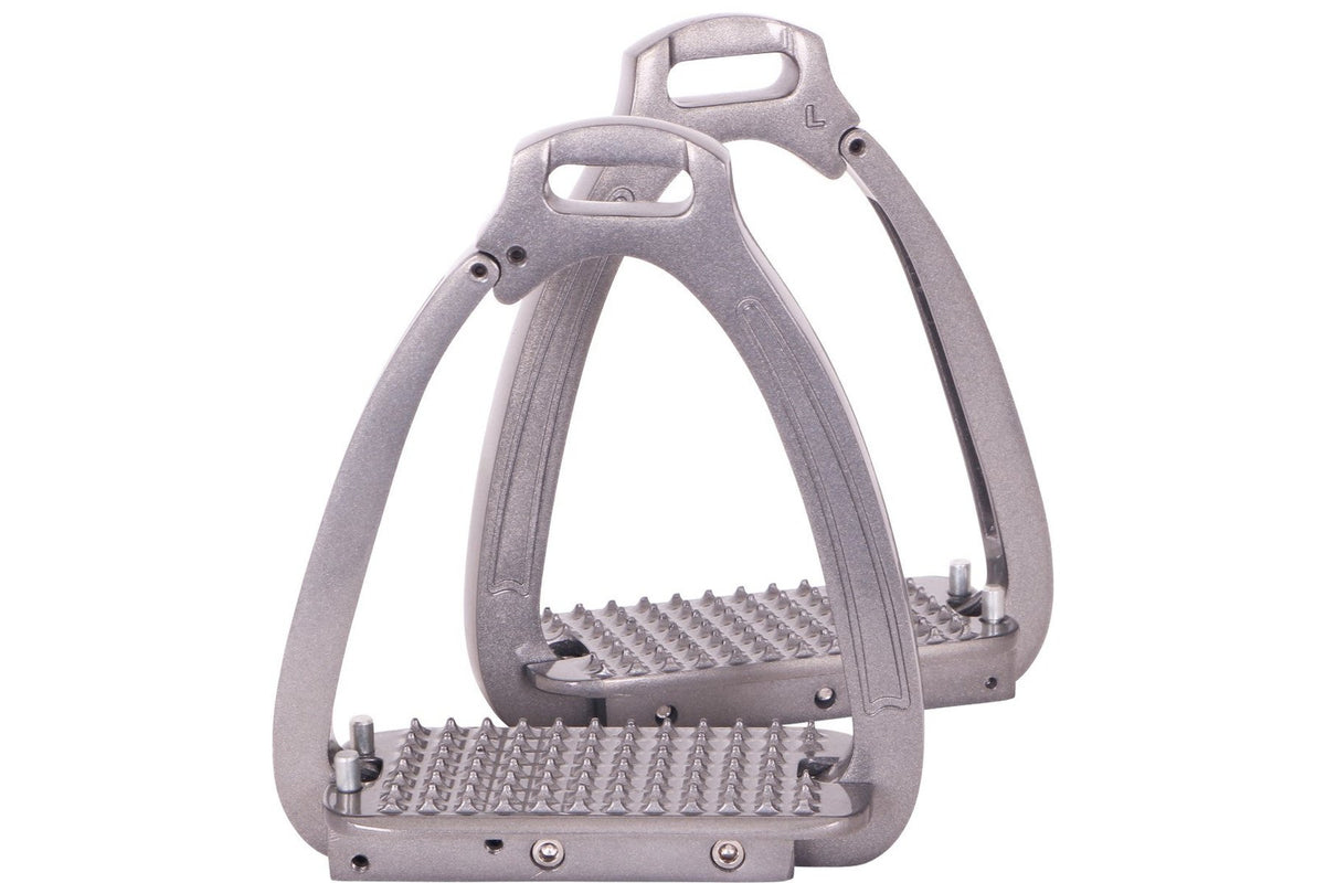 Cavallino Quick Release Stirrup Iron - Silver