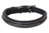 Cavallino Raised Stitched Dog Collar - Black
