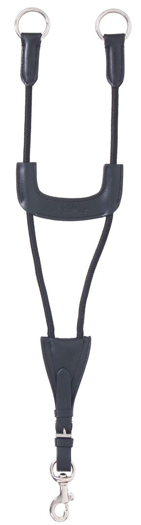 Cavallino Rope Running Martingale Attachment - Black