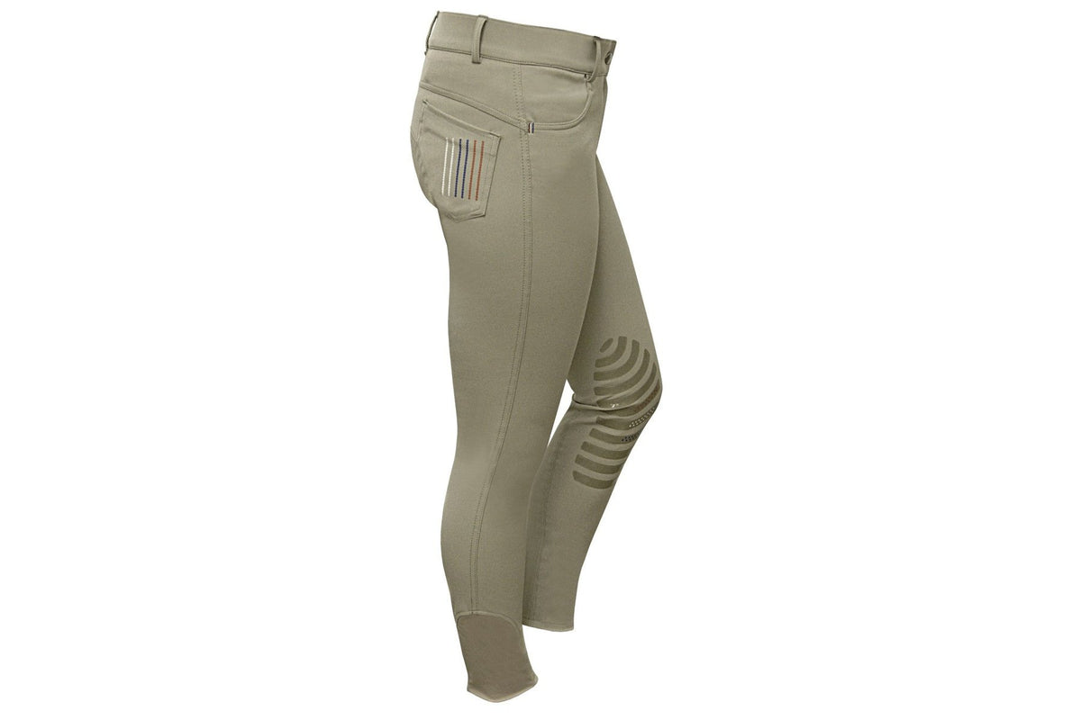 Cavallino Sports Breeches Silicone Knee Grip - Fawn