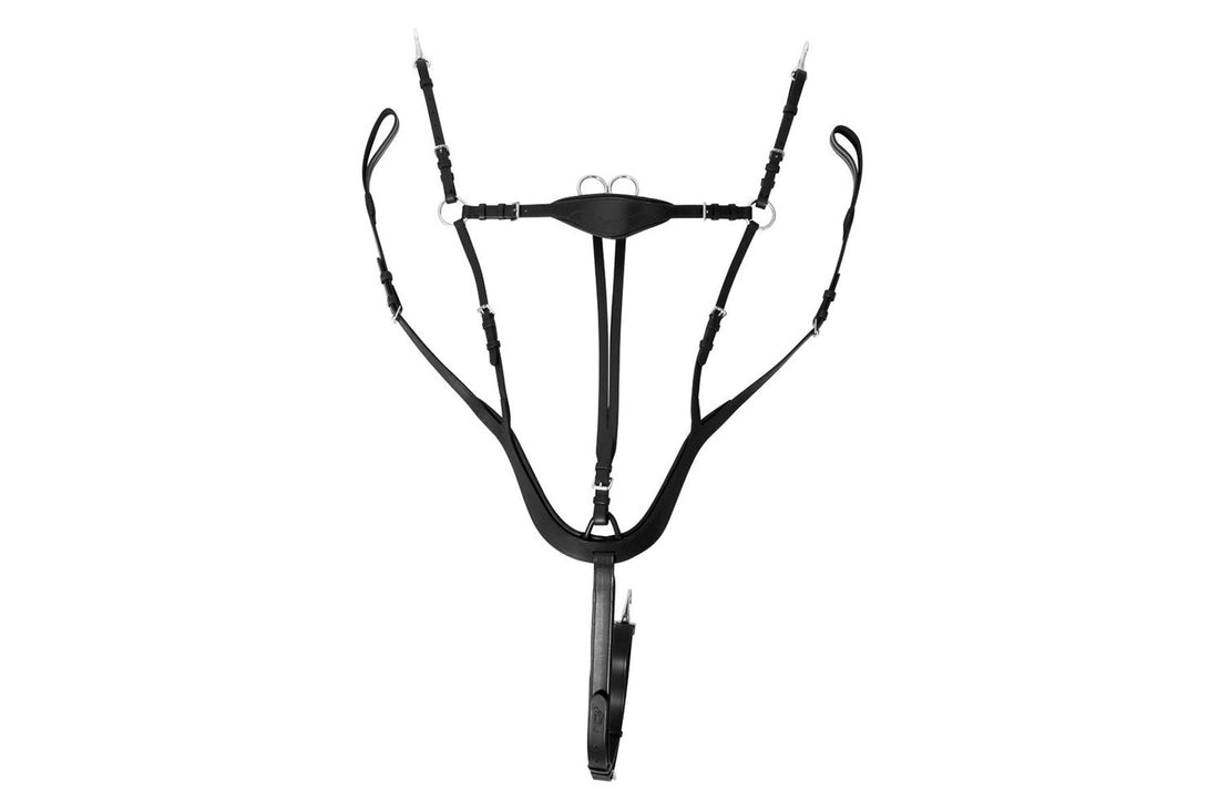 Cavallino Ultimate 5 Point Breastplate - Black