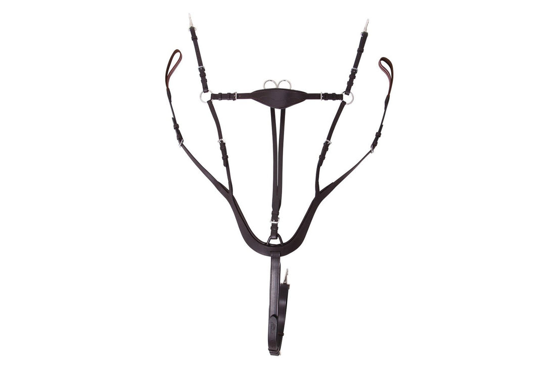 Cavallino Ultimate 5 Point Breastplate - Brown