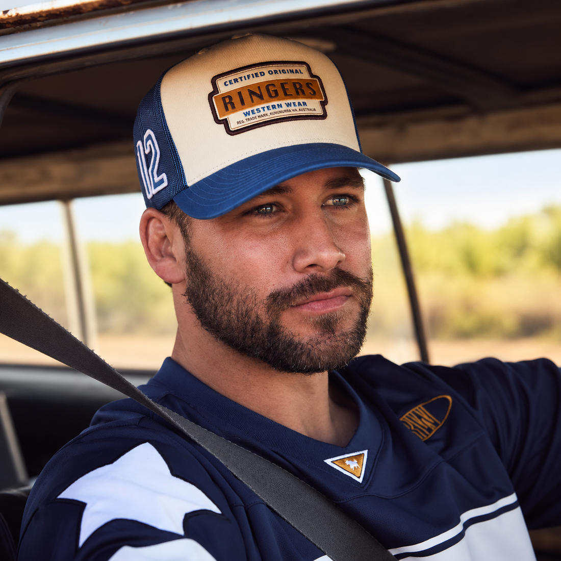 Ringers Western Drive By Deep Fit Trucker Cap