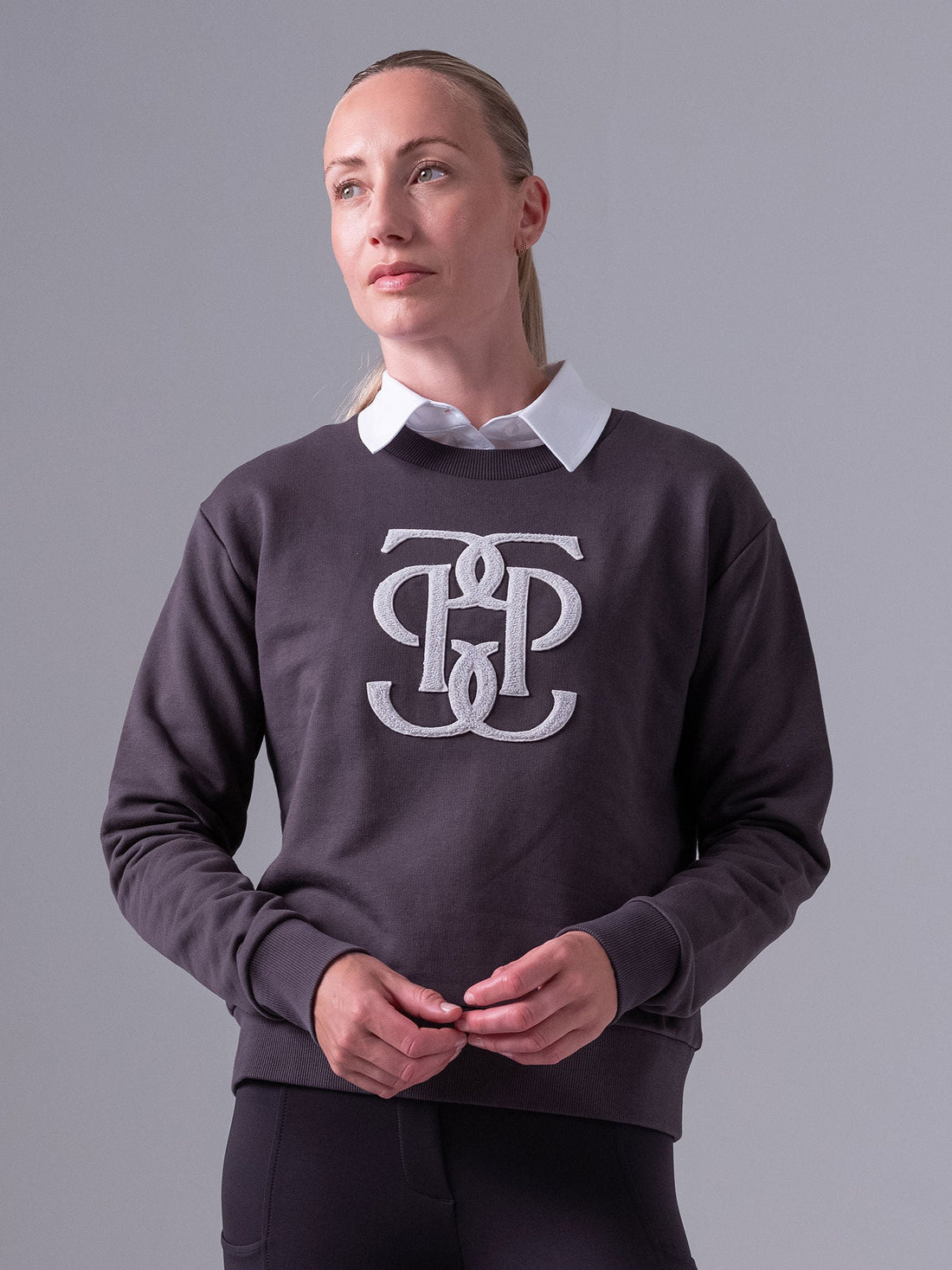 PS of Sweden Karla Monogram Sweatshirt